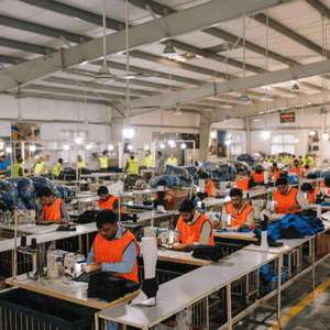 sportswear assembling stitching process